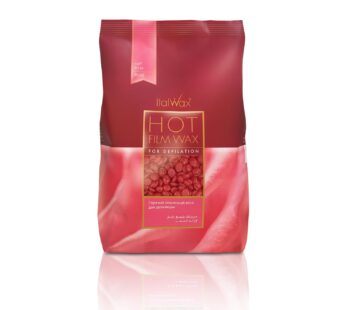 Italwax Rose – 1kg / 2.2lb – Hard wax beads for hair removal – Natural formulation ideal for all skin type – Unscented – Recommended for Bikini Area a