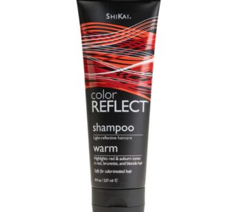 ShiKai Color Reflect Warm Shampoo (8 oz) | Make Red & Auburn Highlights Shine Brighter | Plant Based Moisturizing Hair Cleanser