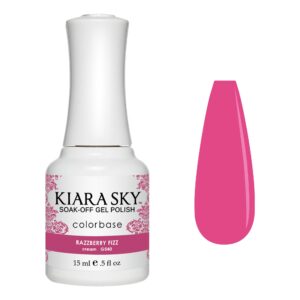 Kiara Sky Professional Nails LED UV Soak Off Gel Polish - Razzberry Fizz G540 - Image 1