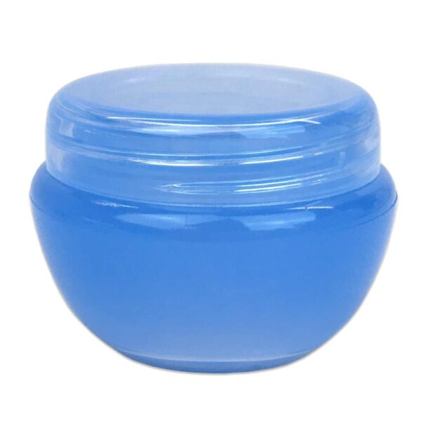 Beauticom? 24 Pieces 10G/10ML Blue Frosted Container Jars with Inner Liner for Lotion, Toners, Lip Balms, Makeup Samples - BPA Free - Image 5