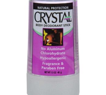 Crystal Body Deodorant Travel Stick, Unscented 1.5 oz (Pack of 5)