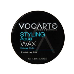 VOGARTE Hair Styling Aqua Wax for Men, Strong Hold & Shiny Finish, 3.52 oz - Image 3