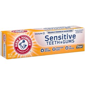 ARM & HAMMER Sensitive Teeth & Gums Toothpaste 4.5 oz (Pack of 5) - Image 9