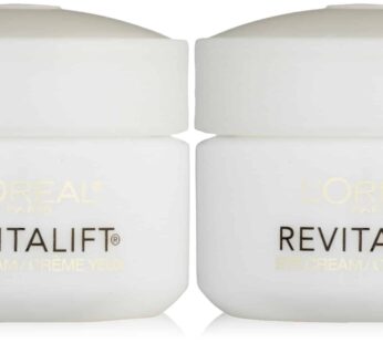 L’Oreal Paris RevitaLift Anti Wrinkle + Firming Eye Cream, 0.5 Ounce (Pack of 2)