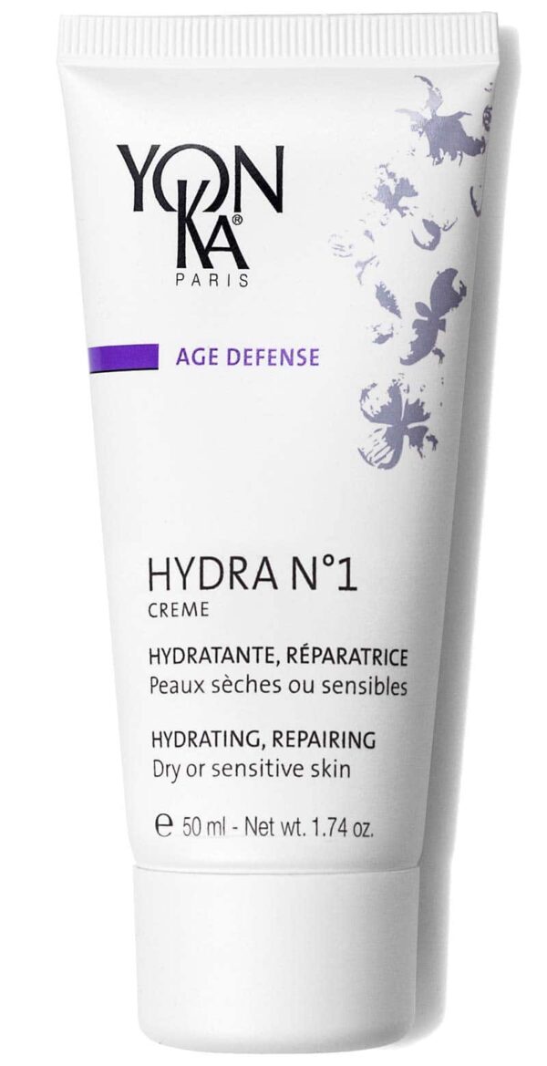 Yon-Ka Daily Reparative Moisturizer, Hydra No. 1 Creme - Rich Anti-Aging Skincare with Hyaluronic Acid, Vitamins A, C & E for Dry Skin, Paraben-Free,