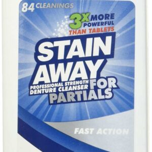 Stain-Away Denture Cleanser Partials Regular - 7.1 Oz - Image 1