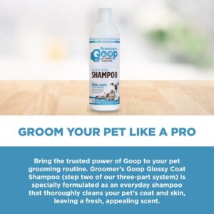 Groomer's Goop Glossy Coat Pet Shampoo - 16 oz Flip-Top Bottle - Image 2