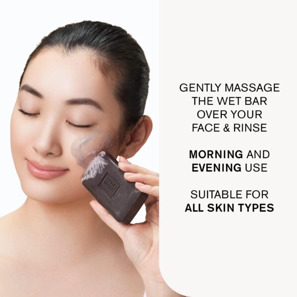 Erno Laszlo Sea Mud Deep Cleansing Bar for Skincare, Charcoal Cleansing Face Bar Purifies, Unclogs Pores, Absorbs Excess Oil, 3.4 Oz, Black - Image 5