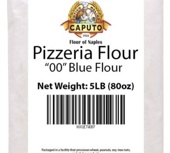 Antimo Caputo Pizzeria Flour for Authentic Pizza Dough, 80 Ounce (5 Pound Bag) Repack