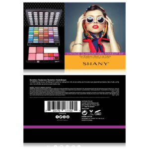 SHANY Glamour Girl Makeup Kit Eyeshadow Palette with Eyeshadows, Blushes, Lipstick Lip-gloss, Makeup Mirror, Makeup applicators, Premium Gift Packagin - Image 3