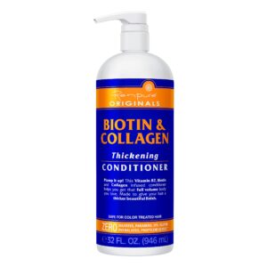 Renpure Originals Biotin & Collagen Thickening Conditioner, 32 Fl Oz (Pack of 1) - Image 1