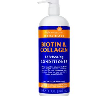 Renpure Originals Biotin & Collagen Thickening Conditioner, 32 Fl Oz (Pack of 1)