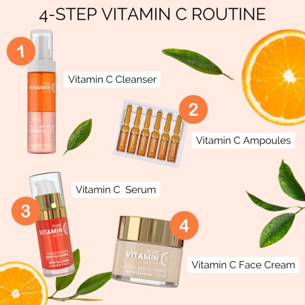 Noche Y Dia Vitamin C Face Cream - Anti Aging Moisturizer with Ascorbic Acid - Hydrating Lotion for Wrinkles, Fine Lines, and Even Skin Tone - Boost C - Image 9