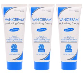 Vanicream Moisturizing Skin Cream for Sensitive Skin, 4 Oz (Pack of 3)