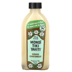 Coconut Oil Naturel Monoi Tiare Cosmetics 4 oz Oil - Image 1