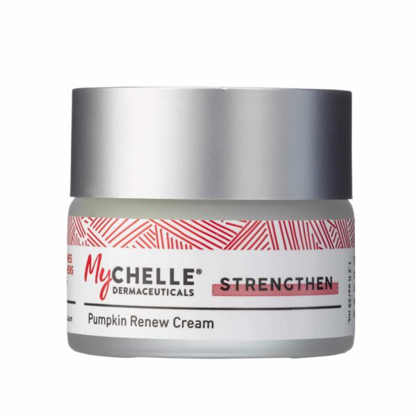 MyChelle Dermaceuticals Pumpkin Renew Cream (1.2 Fl Oz) - Daily Face Moisturizer with Pumpkin Seed Oil, Cloudberry Extract & Antioxidants - Moisturize