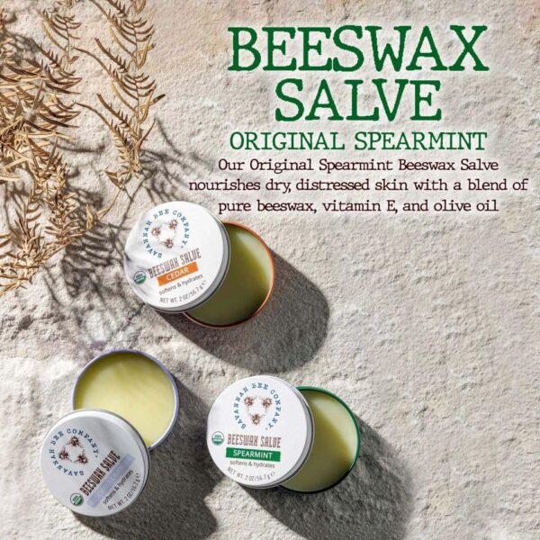 Savannah Bee Company Original Beeswax Salve - Deep Moisturizer Hand Salve - Image 3
