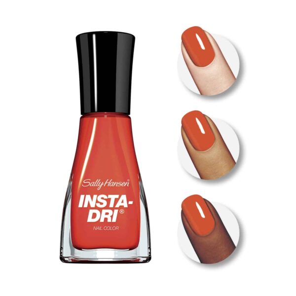 Sally Hansen Insta-Dri Fast Dry Nail Color, 266/255 Quick Fire, 0.31 Ounce - Image 2