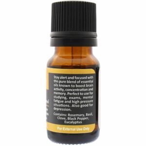 Plantlife Study Buddy Aromatherapy Essential Oil Blend - Straight from The Plant 100% Pure Therapeutic Grade - No Additives or Fillers - Made in Calif - Image 4