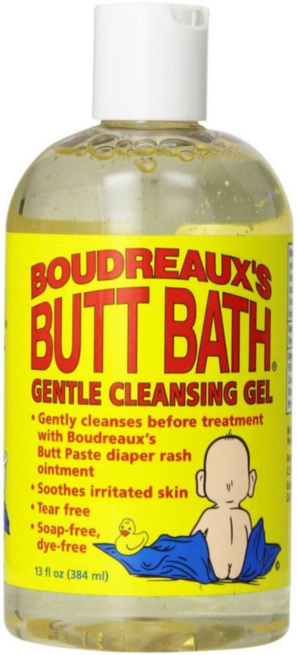 Boudreaux's Butt Bath Gentle Cleansing Gel, 13 Ounce (Pack of 3)