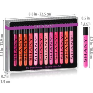 SHANY The Wanted Ones - 12 Piece Lip Gloss Set with Aloe Vera and Vitamin E - Image 5