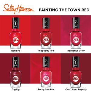 Sally Hansen Miracle Gel Nail Polish, Shade World Wide Red 409 (Packaging May Vary) - Image 4