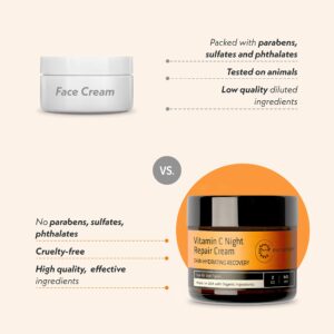 Eve Hansen Vitamin C Night Cream 2 oz - Hydrating Moisturizer with Vitamin E for Face & Neck - Gentle Citrus Scent, Non-Greasy, For All Skin Types - Image 4