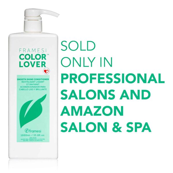 Framesi Color Lover Smooth Shine Conditioner, 33.8 fl oz, Sulfate Free Conditioner with Coconut Oil and Quinoa, Color Treated Hair - Image 5