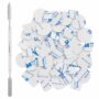 Allwon 56Pcs Metal Stickers for Magnetic Palette Empty Eyeshadow Makeup Palette + Depotting Spatula (28Pcs Round + 28Pcs Square)