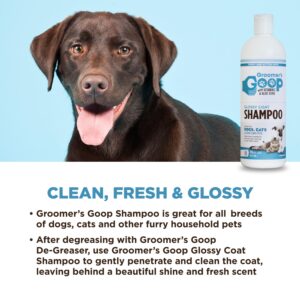 Groomer's Goop Glossy Coat Pet Shampoo - 16 oz Flip-Top Bottle - Image 4