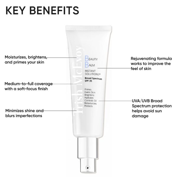 Trish McEvoy Beauty Balm Instant Solutions? SPF 35, Shade 1 (Fair- Medium), 55 ml / 1.8 fl oz - Image 4