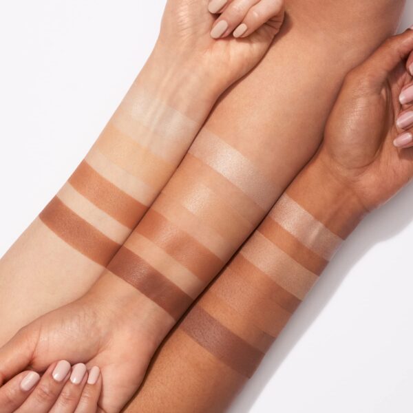 e.l.f. Contour Palette, 4 Shades, Customizable, Easy to Apply, Sculpts, Shades, Brightens, Light/Medium, Infused with Vitamin E, All-Day Wear, 0.56 Oz - Image 5