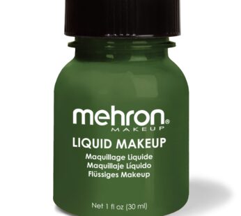 Mehron Makeup Liquid Face and Body Paint (1 oz) (GREEN)