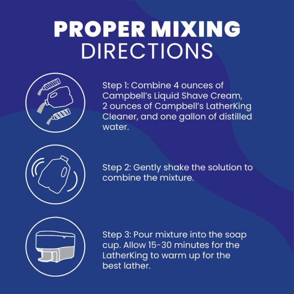 Campbell?s Liquid Shave Cream, Barber Shaving Cream, Professional Shaving Supplies and Products, 8 Ounces, (Pack of 3) - Image 5