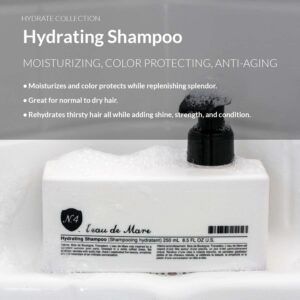 Number 4 Hydrating Shampoo, Shampoo for Women and Men. Sulfate, Gluten, & Paraben Free. Moisturizing & Color Protecting, 8.5 oz - Image 3