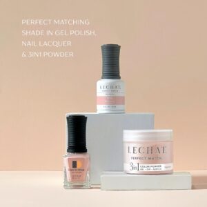 LeChat - Perfect Match Gel Polish - Flawless White - White with Cream Finish - (0.5 Ounce) - Easy Application - Soak Off Formula - Image 4