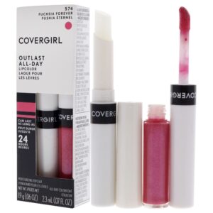 COVERGIRL Outlast All-Day Lip Color With Topcoat, Fuchsia Forever - Image 4