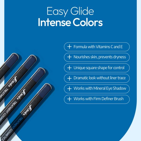 Sorme Treatment Cosmetics Smearproof Eyeliner 0.16oz | Long Lasting Black Brown Waterproof Eyeliner Pencil | Smudge-Proof Waterline Eyeliner | Cruelty - Image 5