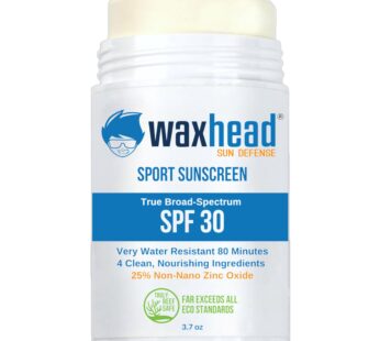 Waxhead Coral Reef Safe Sunscreen Stick – Zinc Oxide Sunscreen, Tattoo Sunscreen Stick Mineral Sunscreen Face Sunscreen Stick, Baby Sunscreen Stick, S