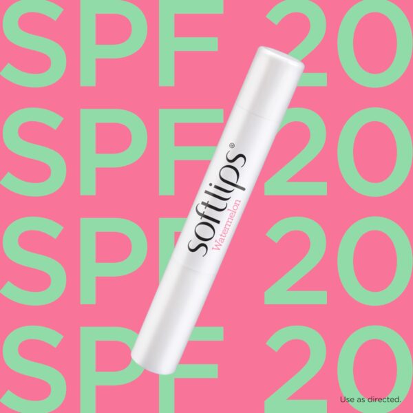 Softlips Watermelon Lip Balm 2-Pack with SPF 20 - Juicy Hydration for Smooth, Protected Lips - Image 4