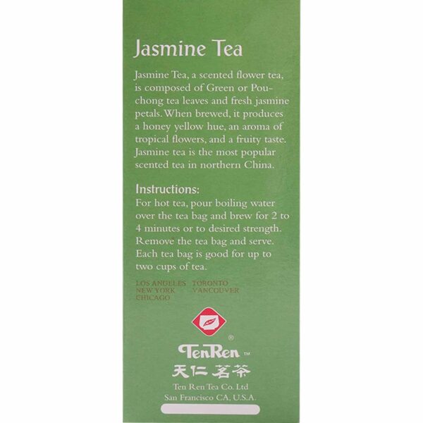 Ten Ren Jasmine Tea bag, 50 bags (Taiwan) - Image 2