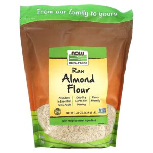 NOW Foods, Almond Flour with Essential Fatty Acids, 5 g Carbs per Serving, 22-Ounce (Packaging May Vary) - Image 1