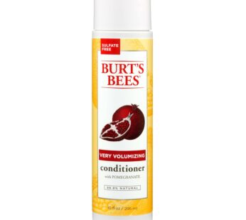 Burt’s Bees Pomegranate Seed Oil Very Volumizing Conditioner, Sulfate-Free Conditioner, 10 Oz (Package May Vary)
