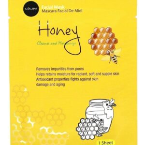 Celavi Essence Facial Mask Paper Sheet Korea Skin Care Moisturizing 12 Pack (Honey) - Image 1