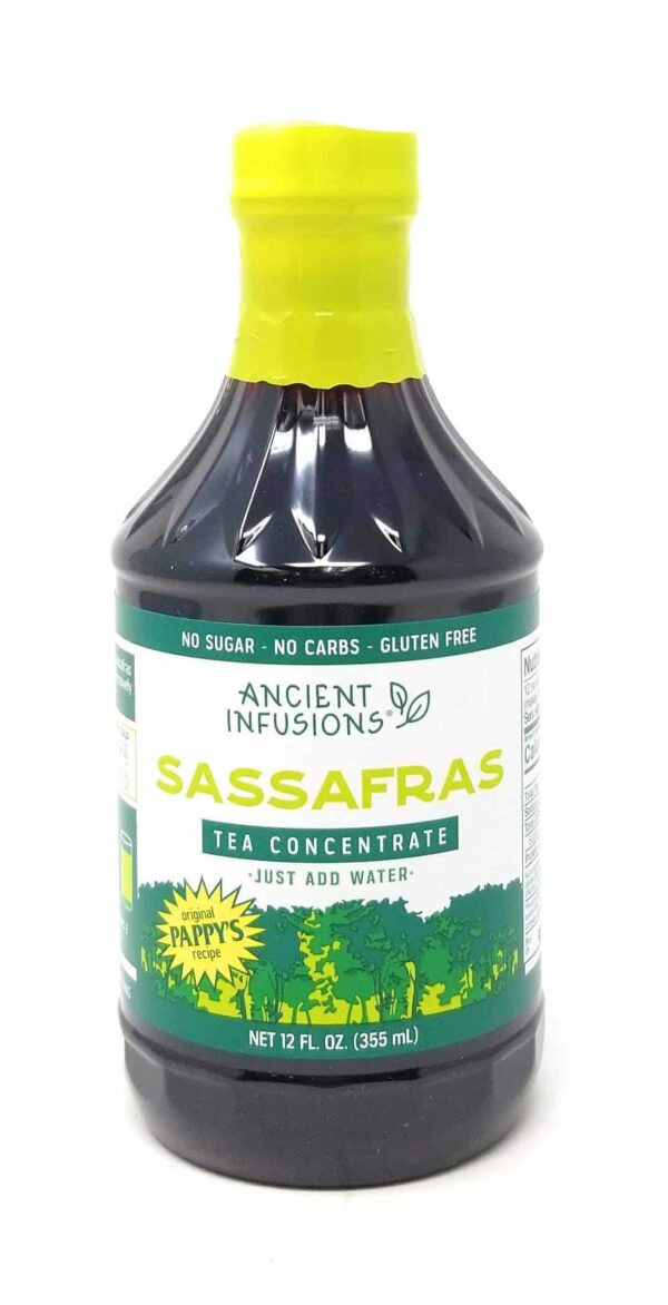 Ancient Infusions Sassafras Concentrate Instant Tea, 12-Ounce Bottles (Pack of 6)