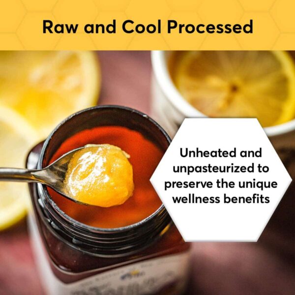 PRI Mossop?s Manuka Honey UMF 15+, MGO 514+ 1.1lb New Zealand Raw Monofloral Manuka Honey - Image 3