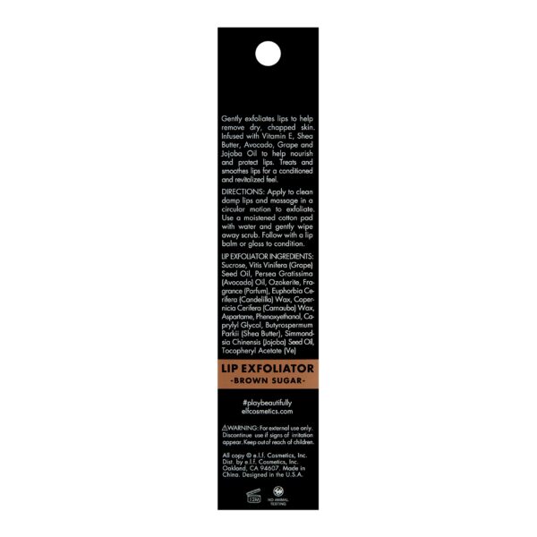 e.l.f. Lip Exfoliator, Smoothing, Conditioning, Easy To Apply, Removes Dry, Chapped Skin, Brown Sugar, Infused with Vitamin E, Shea Butter, Avocado, G - Image 6