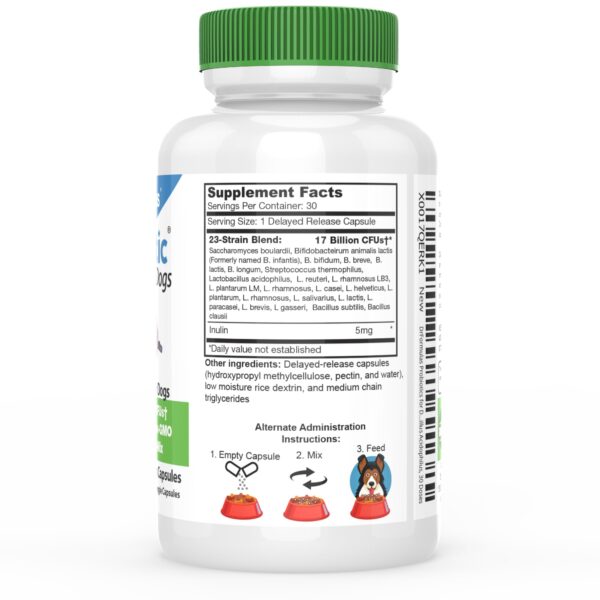DrFormulas Probiotics for Dogs & Puppies Pets Diarrhea Treatment | Flavorless, Pre-dosed, 23 Premium Nexabiotic Probiotic for Pets with Saccharomyces - Image 2