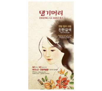 Daeng Gi Meo Ri ? Korean Herbal Hair Dye Color Cream [Medium Brown] – PPD-Free Gray Coverage, Hair Protection, High-Keratin Formula, 8.47 Oz