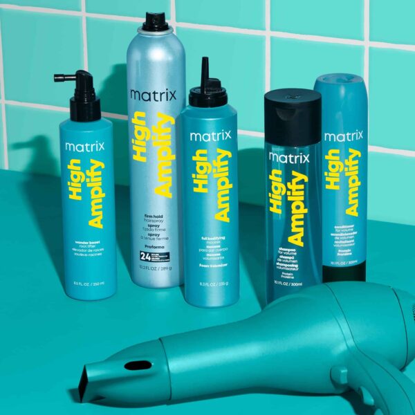 Matrix High Amplify Foam Volumizer Full Bodifying Mousse | Lightweight Lasting Volume | For Fine, Limp Hair | Conditioning Shine | Adds Thickness | Sa - Image 5